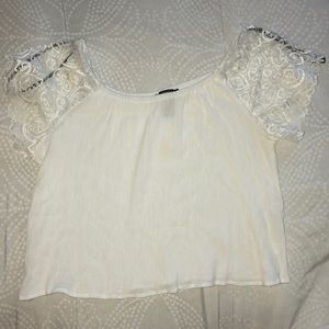 off the shoulder crop top